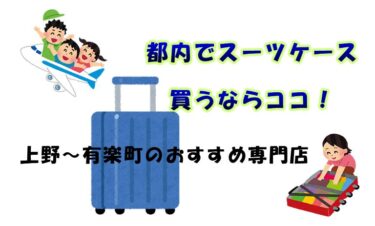 【2024年最新】東京都内でスーツケース買うならココ！｜おすすめの専門店